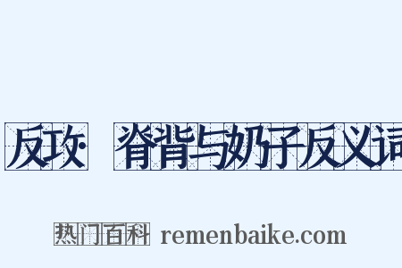 反攻·脊背与奶子反义词是什么意思的图片